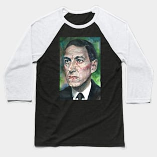 LOVECRAFT watercolor portrait .6 Baseball T-Shirt